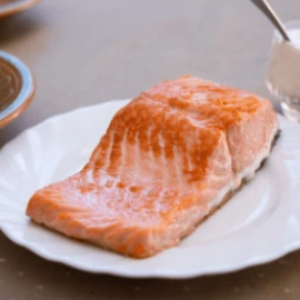Glace au saumon